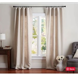 PB Belgian Linen Drape